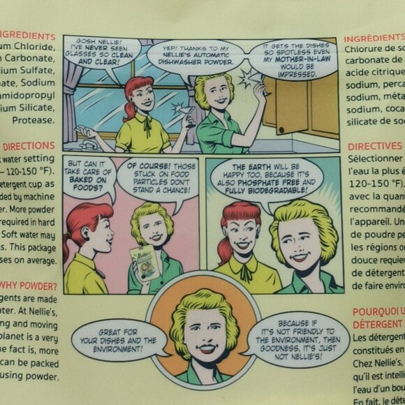 Nelly’s Dishwasher Powder Detergent 50 Scoops 726 g 1.6 lb NEW - Picture 4 of 5